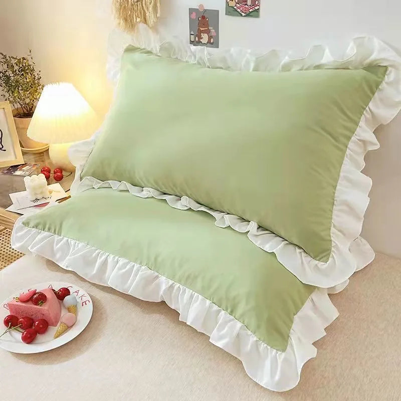 Princess Ruffle Pillow Cover