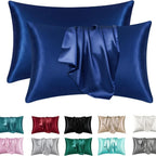 Soft Satin Silk Pillowcase Set