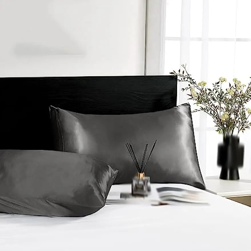 Soft Satin Silk Pillowcase Set