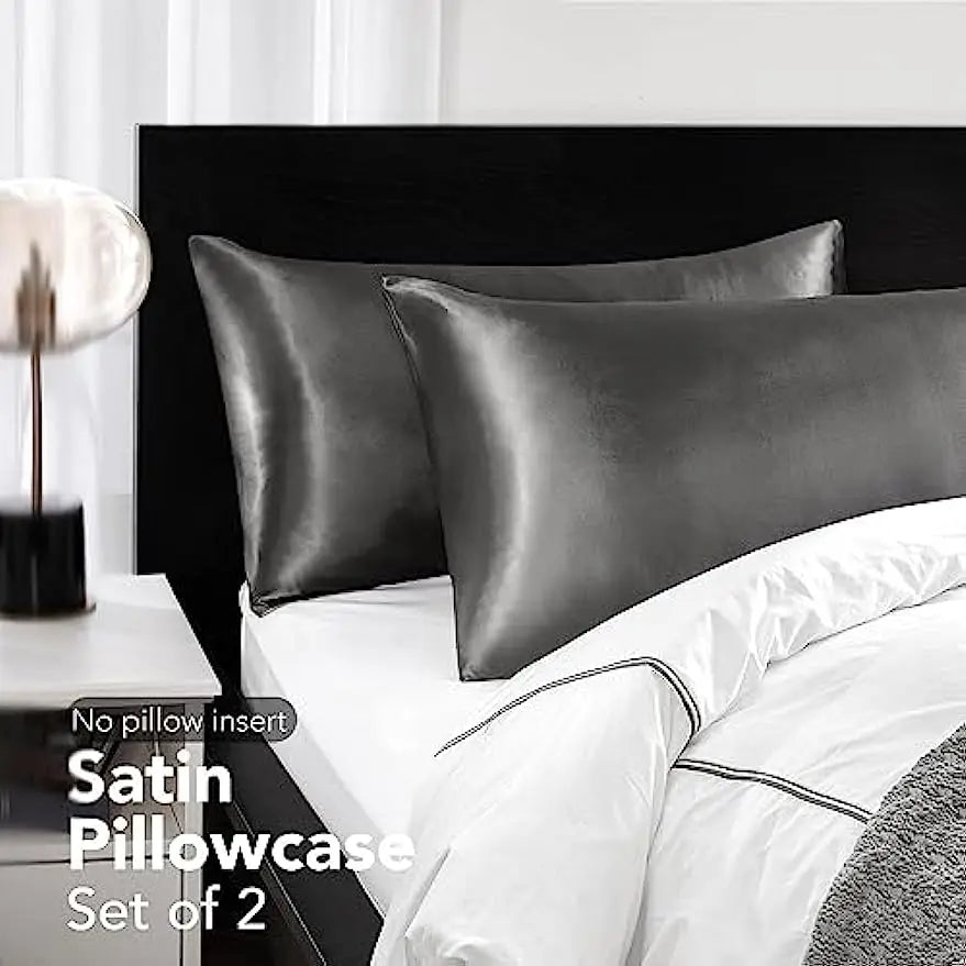Soft Satin Silk Pillowcase Set