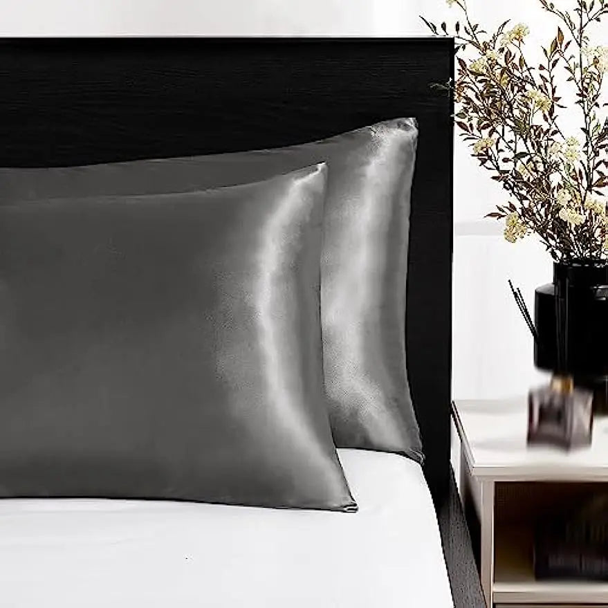 Soft Satin Silk Pillowcase Set