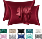 Soft Satin Silk Pillowcase Set